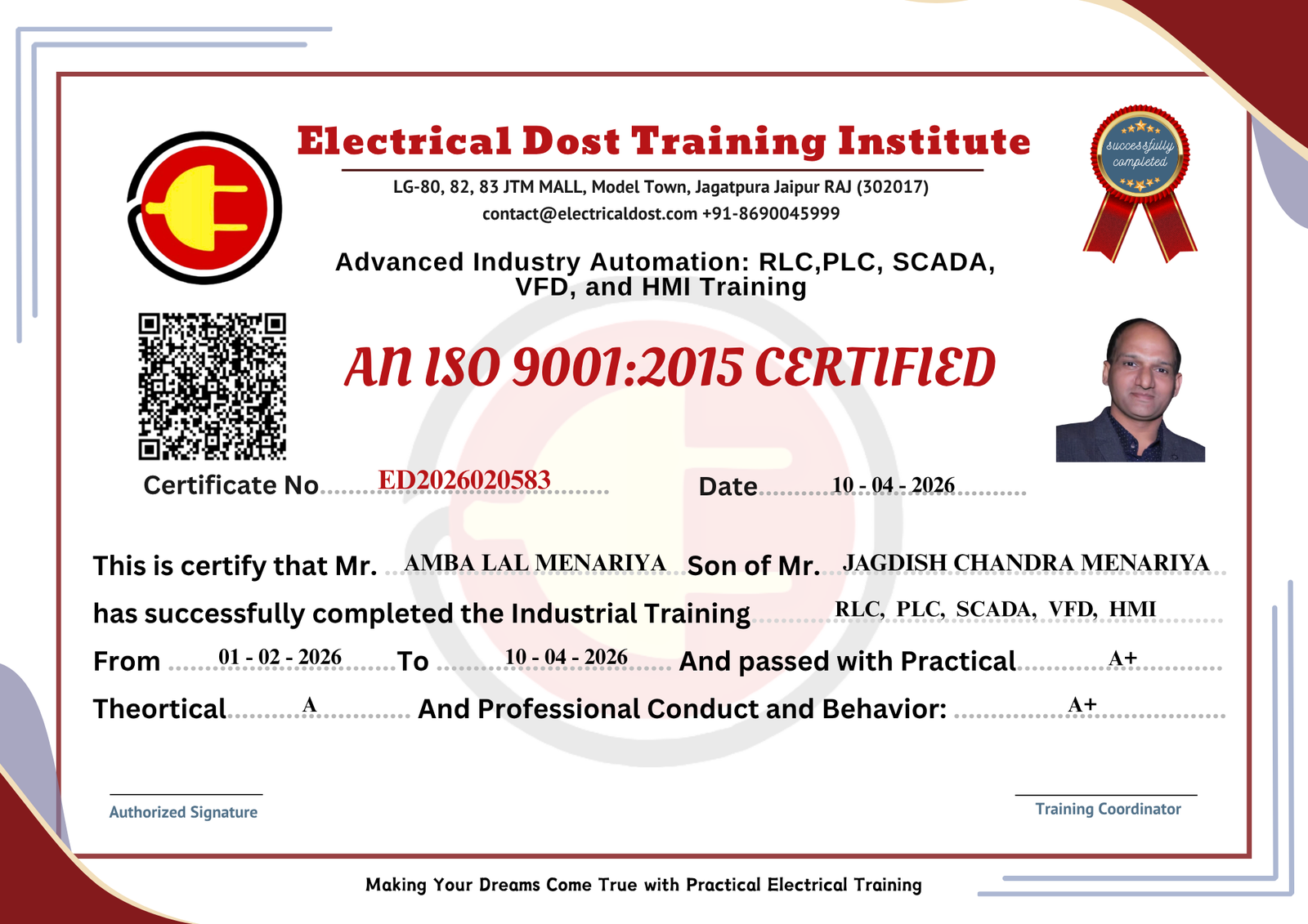 ISO Certificate 3